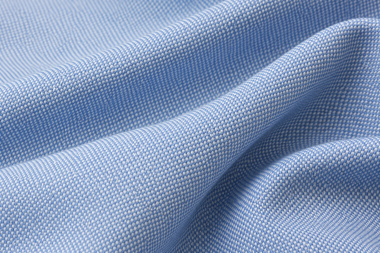 Royal Oxford celeste: dettaglio illustrativo del tessuto